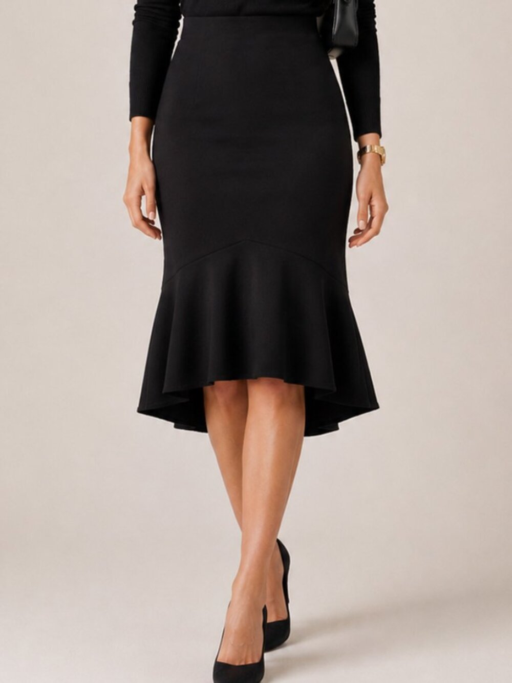Lauren Ralph Lauren Wool Mermaid Skirt